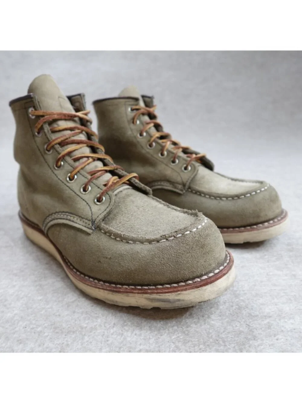Red Wing Boots 8.5 Gray Suede Roughout 8139 Nigel Cabourn 2010